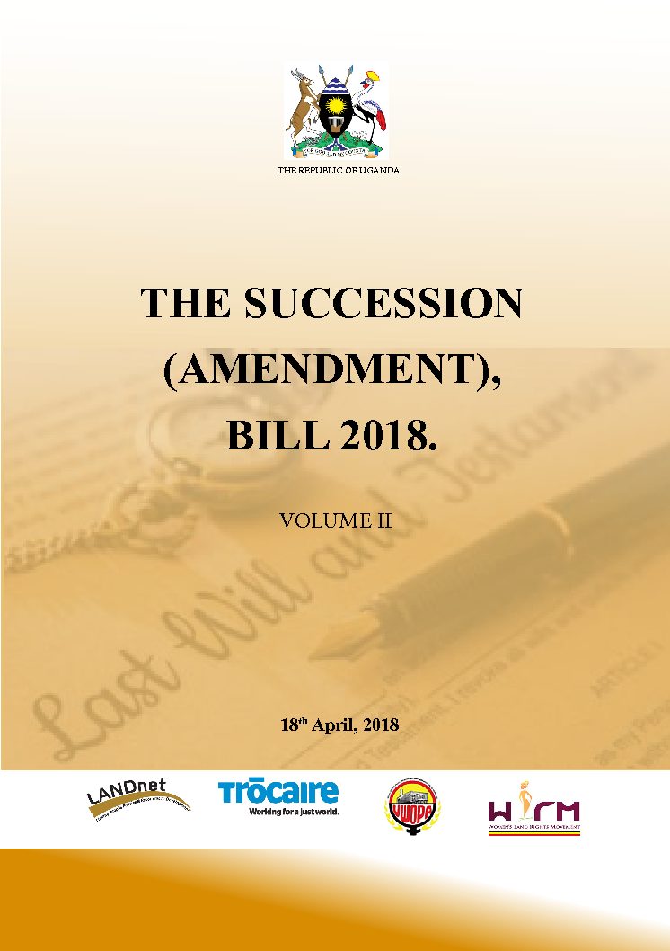 The Succession (Amendment), Bill 2018.